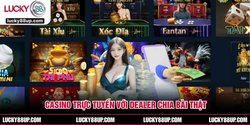 Casino trực tuyến với dealer chia bài thật