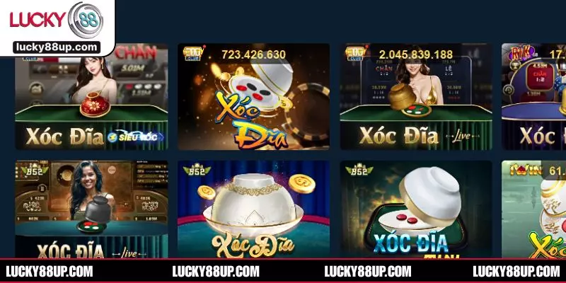 Khám phá xóc đĩa trực tuyến cùng LUCKY88