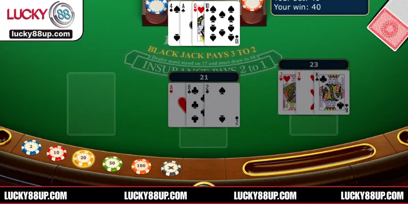 Những tình huống phổ biến mà bạn sẽ gặp trong luật chơi Blackjack